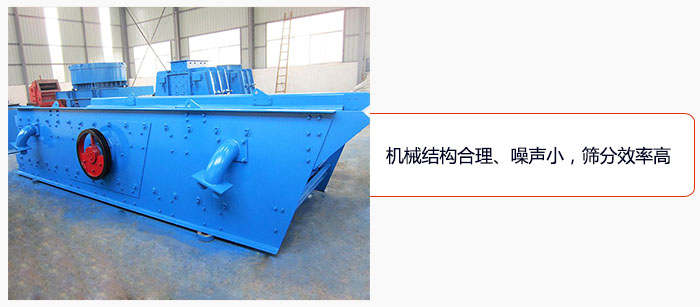 圓振動篩結(jié)構(gòu)合理、噪聲小，篩分效率高