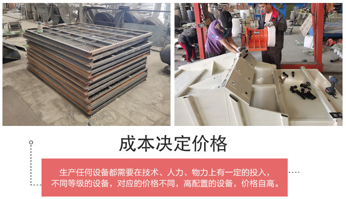 直線篩分機篩網(wǎng)，篩箱部件展示