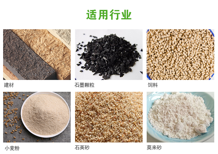 高頻振動篩主要用于化工，建材，石墨顆粒，飼料，小麥粉，石英砂，豆?jié){，果汁等各種物料的干法、濕法篩分、分級、脫水，過濾。